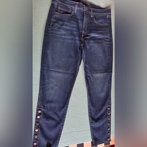 Veronica Beard Women's Skinny high rise Jeans. 32/14. Dark Vintage.